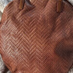 Anthropologie round  large purse